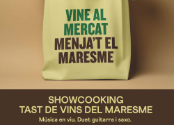 Showcooking i tast de vins amb música en directe a Teià