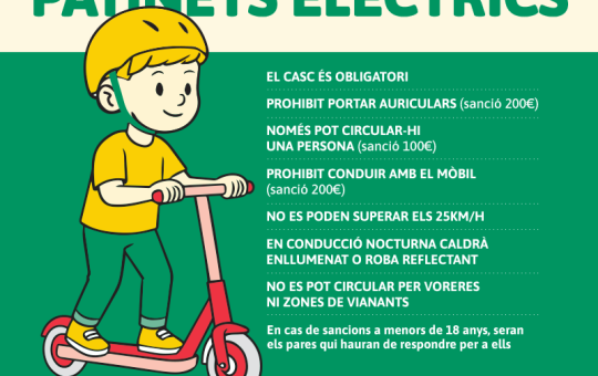 La regulació de Teià per als Vehicles de Mobilitat Personal