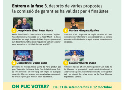 Obert el període de votació per escollir el Teianenc/a de l’any 2025
