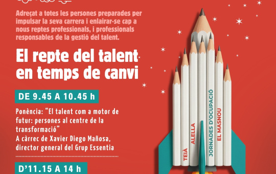 Teià, Alella i el Masnou organitzen la XI Jornada d’Ocupació: ‘El repte del talent en temps de canvi’