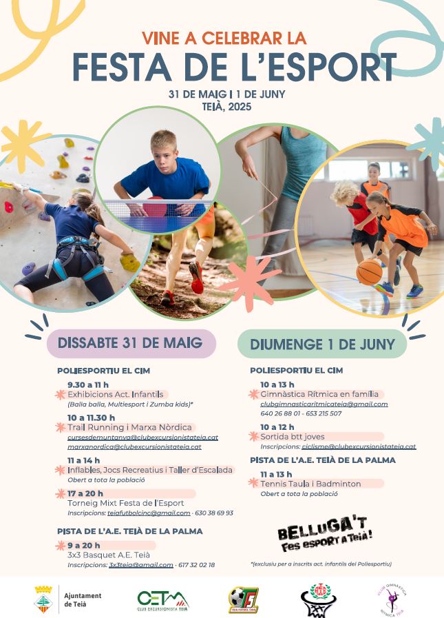cartell Festa Esport 2025