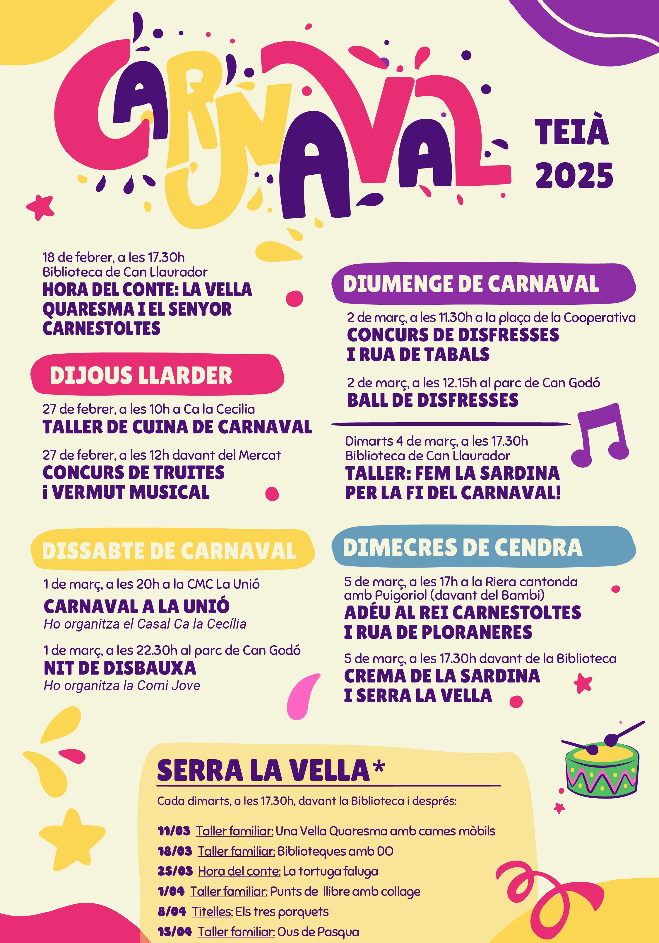 programa carnaval 2025