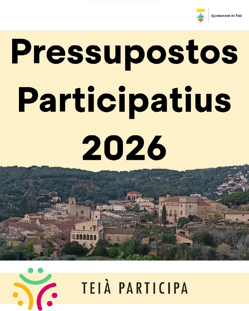 Teià obre el termini per formar part de la Comissió de Seguiment dels Pressupostos Participatius 2026