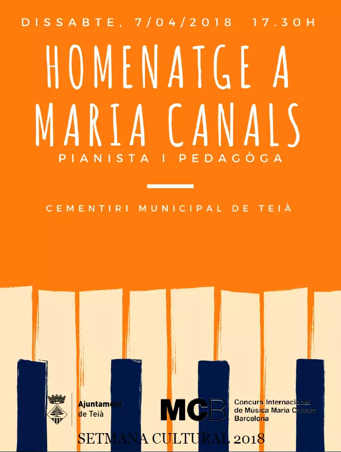 homenatge maria canals 2018