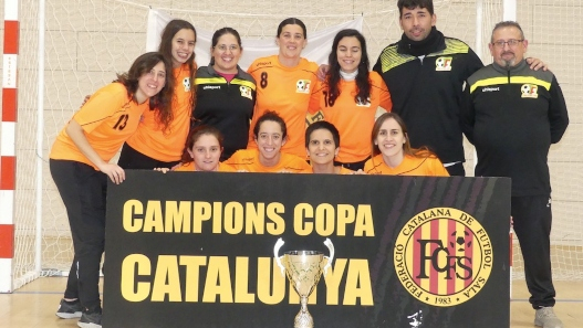 El Teià Futbol Cinc, campió de la Copa Catalunya