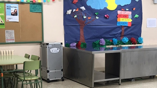 L’Ajuntament de Teià instal·la purificadors d’aire a l’Escola El Cim