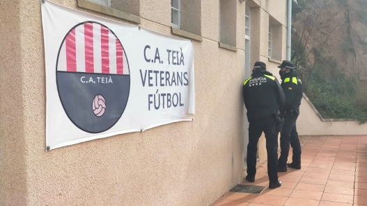 La Policia Local identifica dues persones per temptativa de robatori al camp de futbol